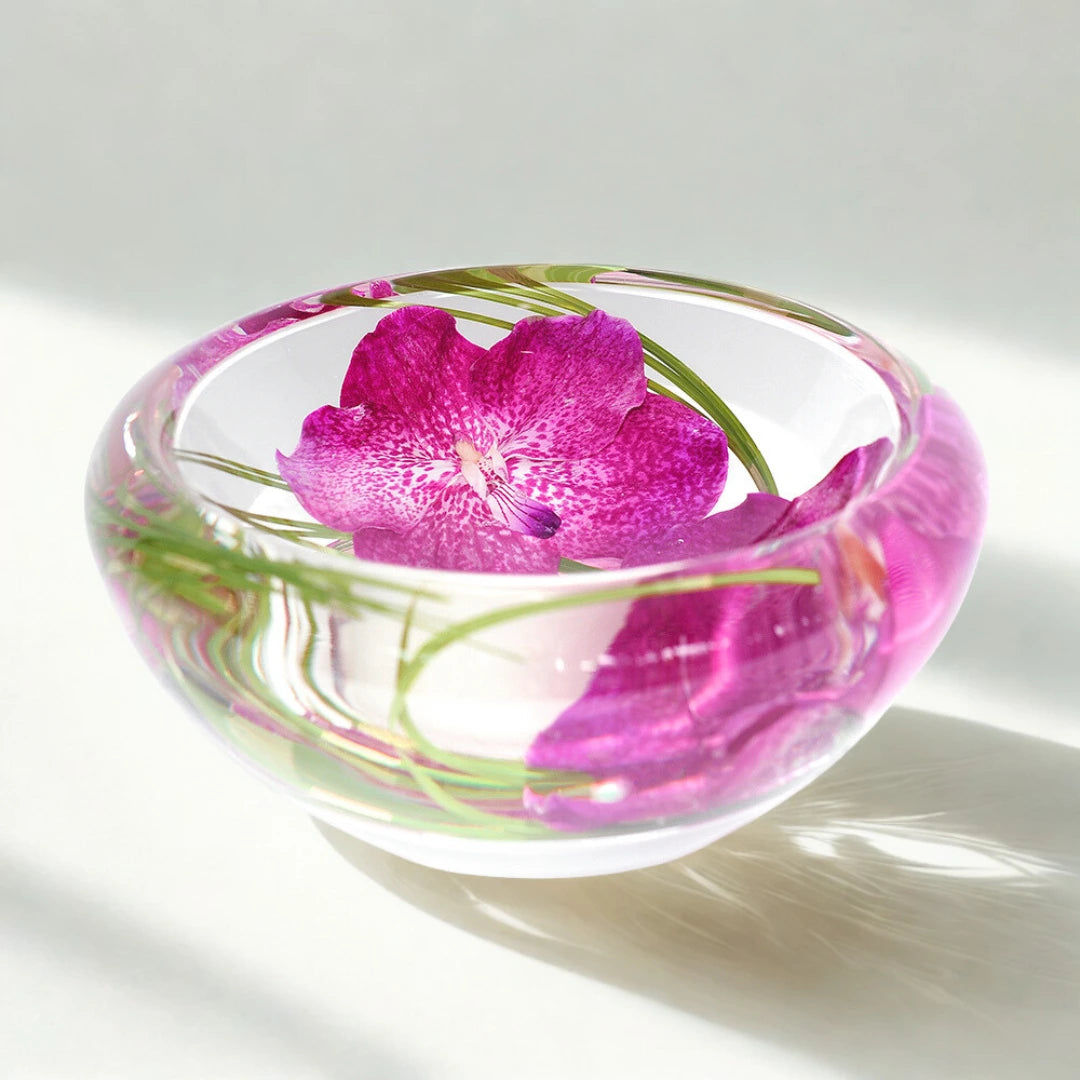 Fuchsia Vanda Flower Bowl