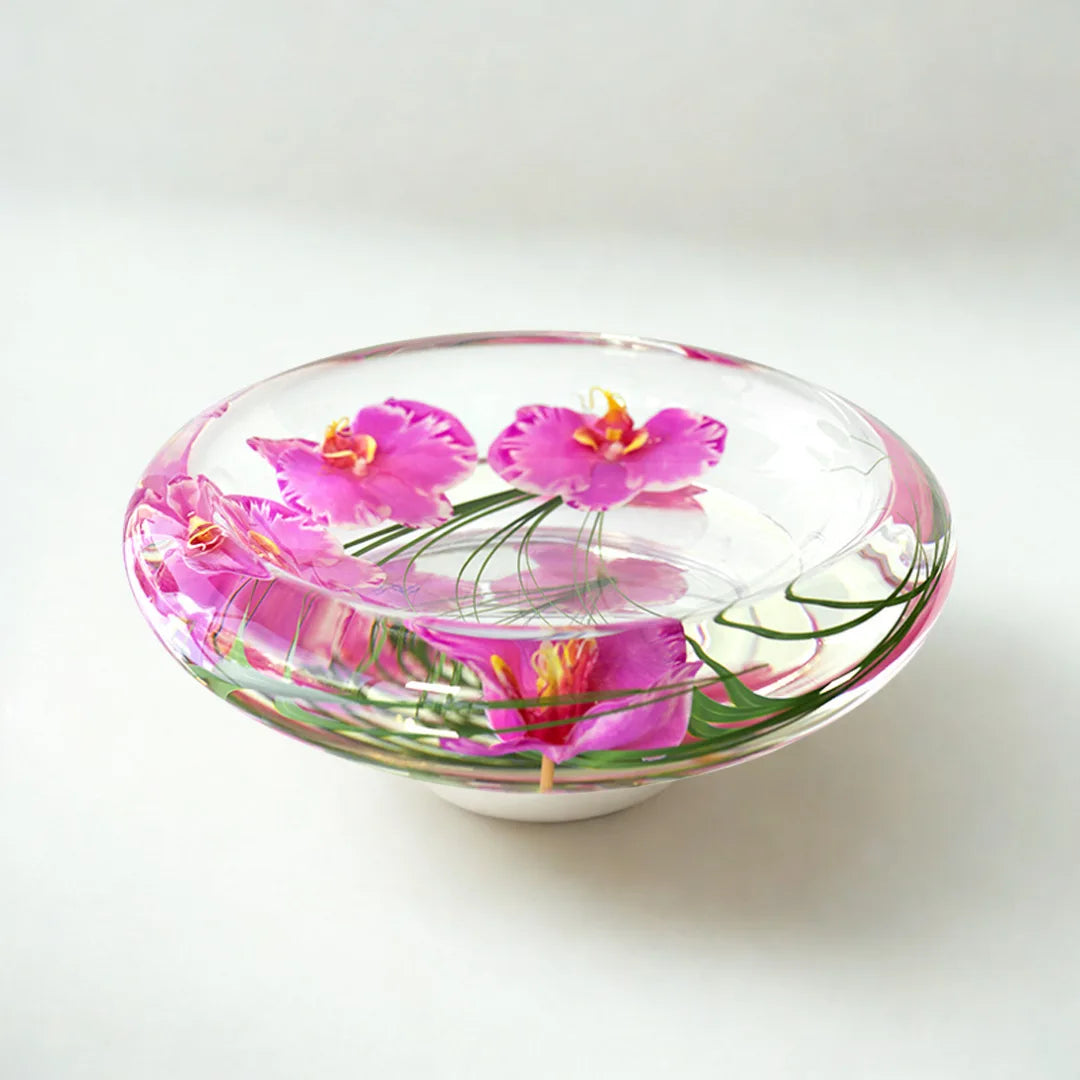 Radiant Phalaenopsis Flower Bowl
