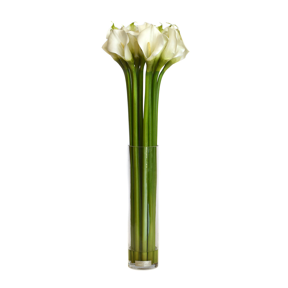 White Calla Cylinder • 2 sizes