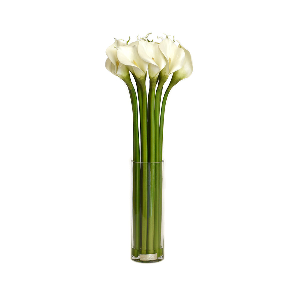 White Calla Cylinder • 2 sizes