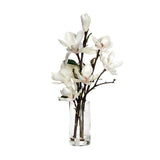 Champagne Magnolia Illusion Water Rota Vase • 3 Sizes (8"H, 12"H & 16"H)
