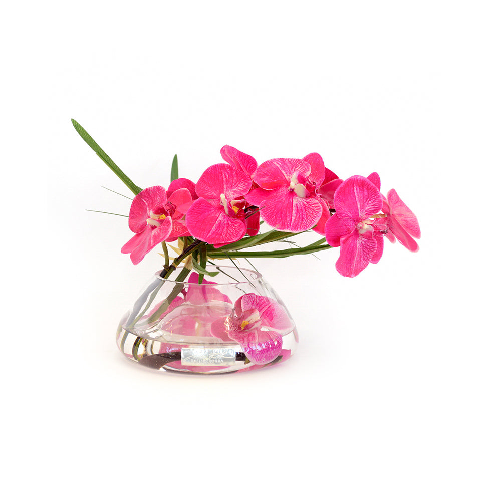 Fuchsia Phalaenopsis Small Reversed Bowl