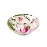 Pink/White Phalaenopsis Flower Bowl