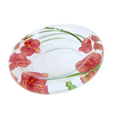 Pink/Yellow Spotted Phalaenopsis Flower Bowl