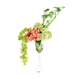 Rose, Phalaenopsis, Hydrangea, Calla Lily in Annabelle Vase
