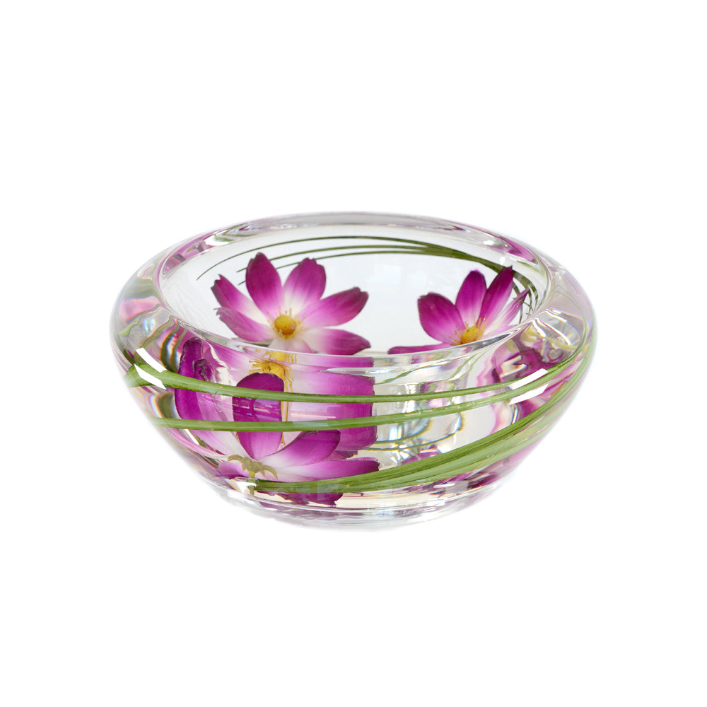 Purple Cosmos Flower Bowl