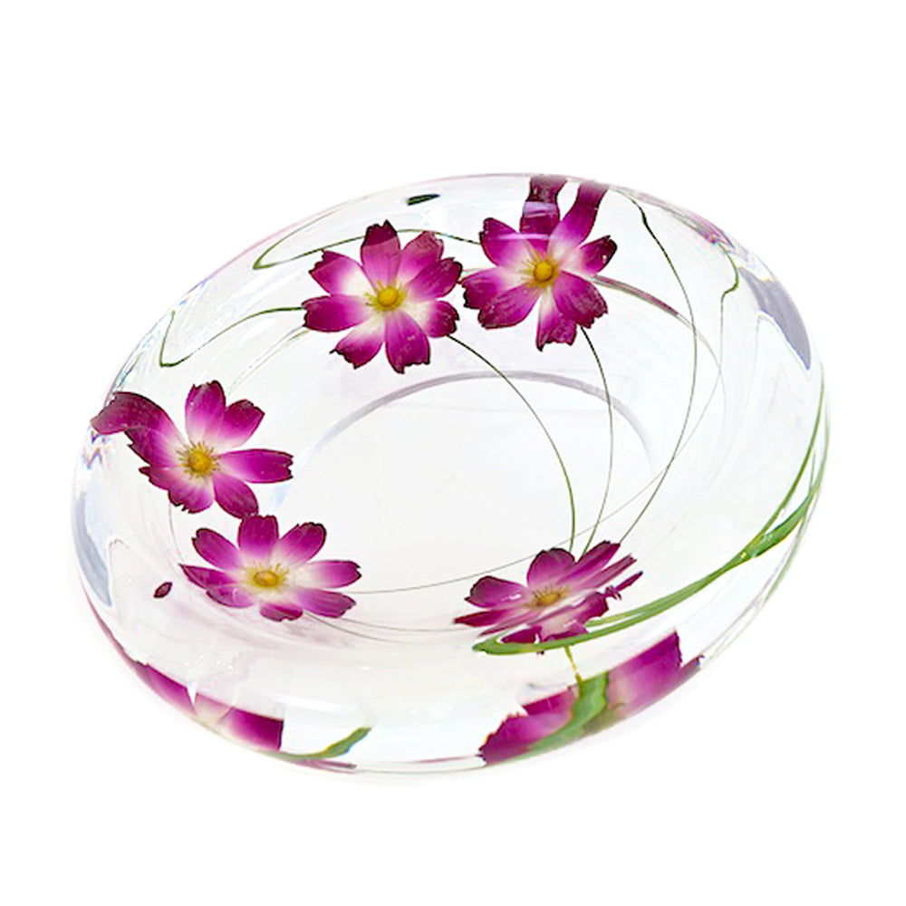 Purple Cosmos Flower Bowl