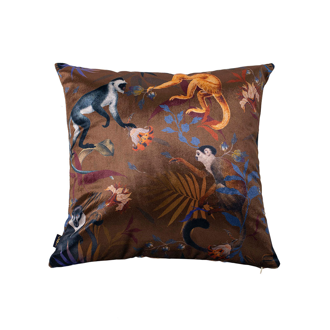 Brown Monkeys Pillow