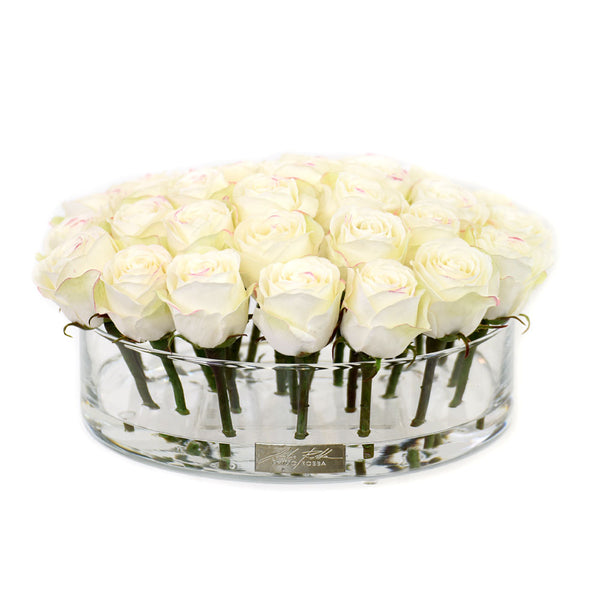 White Rose in Heritage Bowl