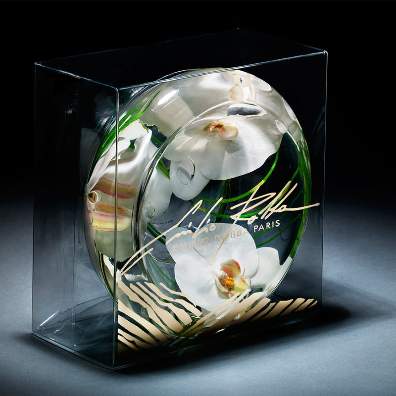 White Phalaenopsis Flower Bowl